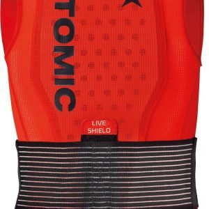 Atomic Live Shield Vest Jr Selkäsuojus Punainen