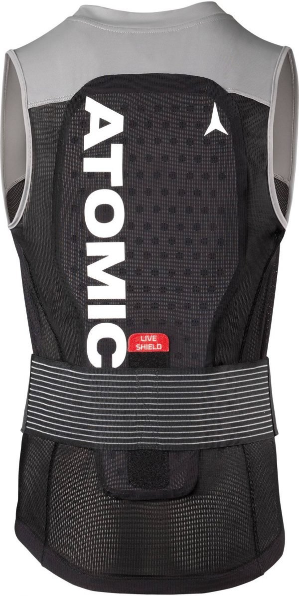 Atomic Live Shield Vest Selkäpanssari Musta / Harmaa