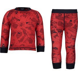 Everest Print Wool Underwear Set Kerrasto