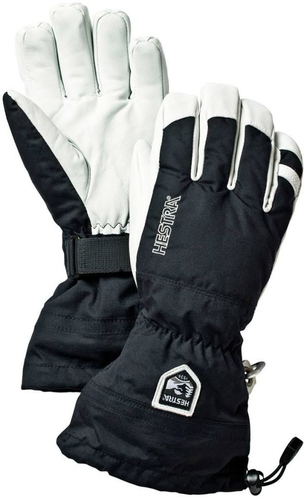 Hestra Army Leather Heli Ski Glove Lasketteluhanskat Musta