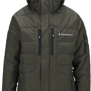 Peak Performance Shiga Jacket Laskettelutakki Tummanvihreä