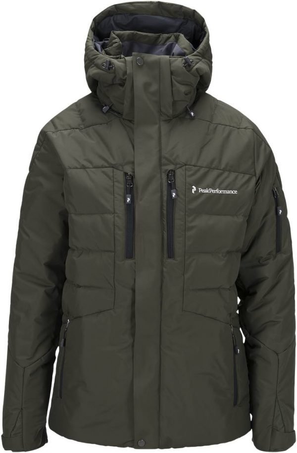 Peak Performance Shiga Jacket Laskettelutakki Tummanvihreä