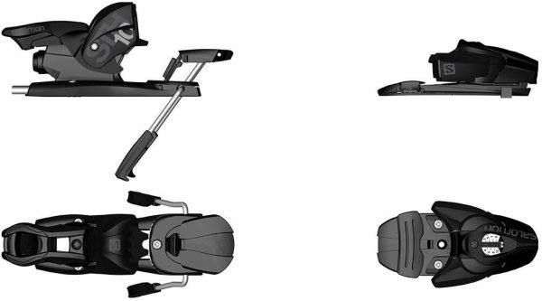 Salomon Sth10 Laskettelusiteet Musta