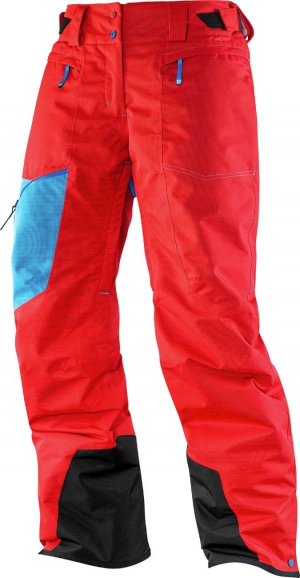 Salomon Zest Pant Lasketteluhousut Punainen