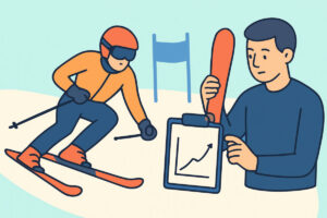 Slalom-sukset kilpakäytössä – jäykkyys ja säde